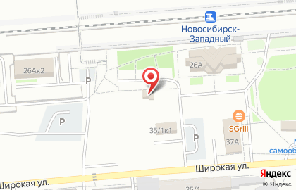 Закусочная в Новосибирске на карте