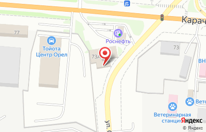 Шиномонтажная мастерская на Карачевском шоссе на карте