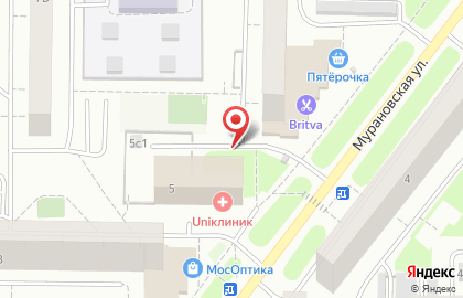 Летний городской лагерь Крылья на Мурановской улице на карте