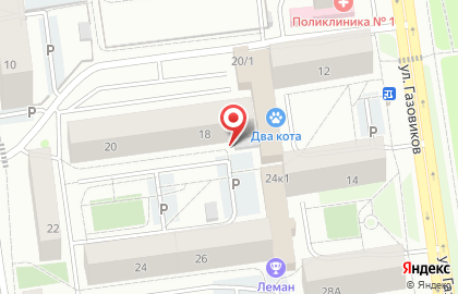 Продуктовый магазин в Тюмени на карте