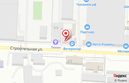 Торговая компания Фасадные Системы на Строительной улице на карте