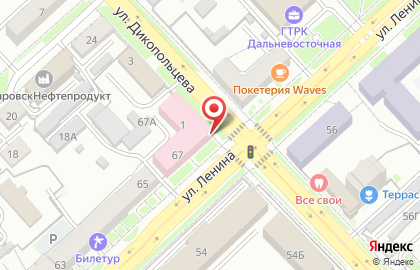 Аптека, ООО Шанс-ДВ на улице Ленина на карте