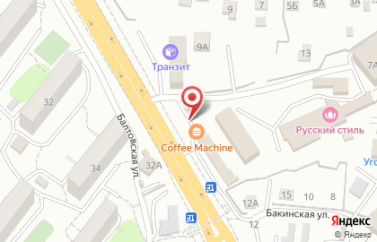 Кафе Coffee Machine в Первомайском районе на карте