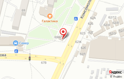 Микрокредитная компания РосДеньги в Центральном районе на карте