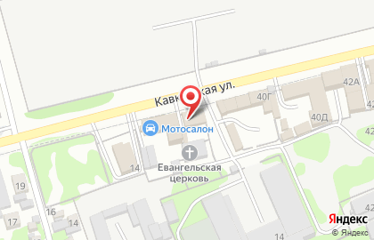 Столовая на Кавказской улице на карте
