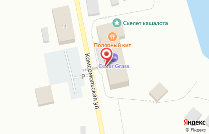 Отель Cedar Grass Териберка на карте