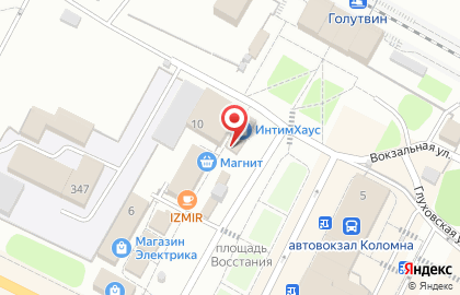 Продовольственный магазин в Москве на карте