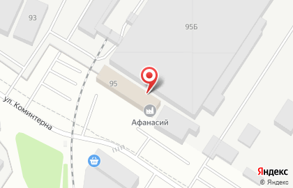 Пивоваренный завод Афанасий-Пиво на улице Коминтерна на карте