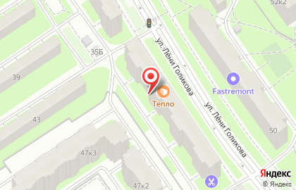Мини-пекарня Тепло на проспекте Ветеранов на карте