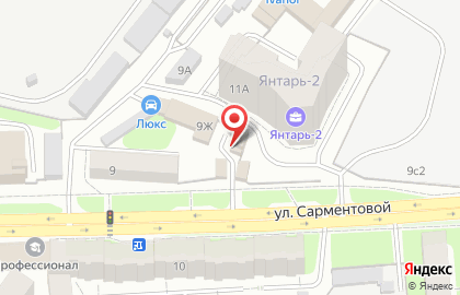 Банный лист на карте