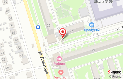 Киоск по продаже мясной продукции в Дзержинском районе на карте