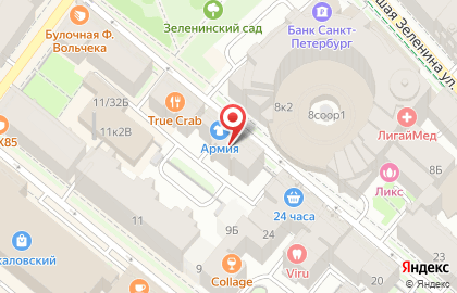 Бар Проходимец в Петроградском районе на карте