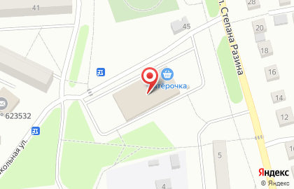 Супермаркет Пятёрочка в Екатеринбурге на карте