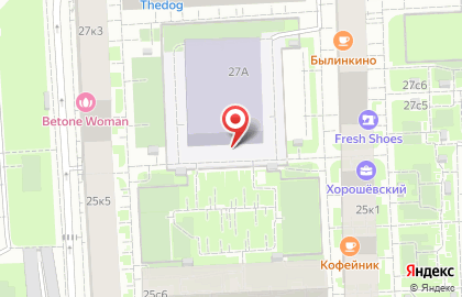 Частная школа ONE! International School в ЖК Хорошевский на карте