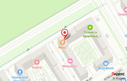 Кальян-бар Микс на метро Пятницкое шоссе на карте
