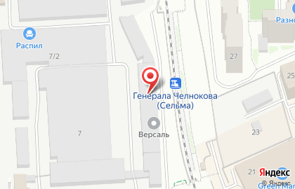 Рекламно-полиграфическая студия Палитра в Центральном районе на карте