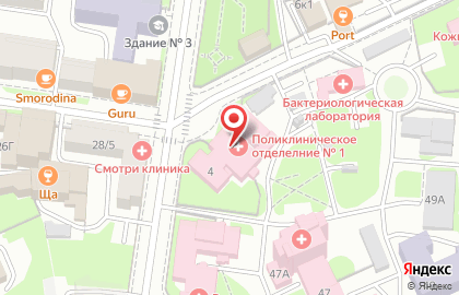 Республиканский клинический кожно-венерологический диспансер на улице Толстого на карте