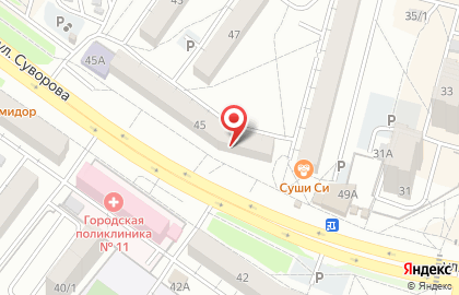 Мебельный салон Семья в Индустриальном районе на карте