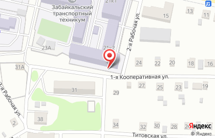 Общежитие, Профессиональное училище №1 на карте