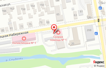 Тамбовская Областная Станция Скорой Медицинской Помощи и Медицины Катастроф в Тамбове на карте