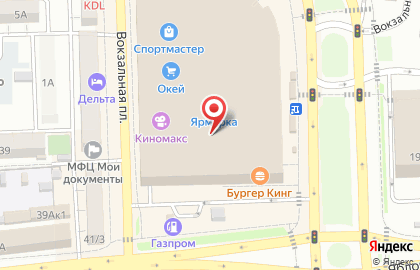 Магазин техники М.Видео на Вокзальной площади на карте