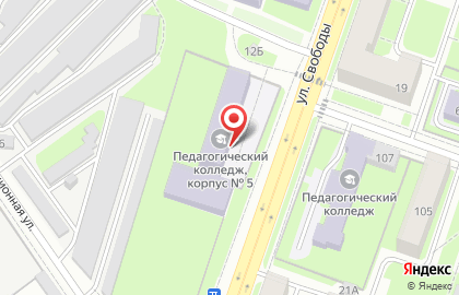 Рыбинский педагогический колледж на карте