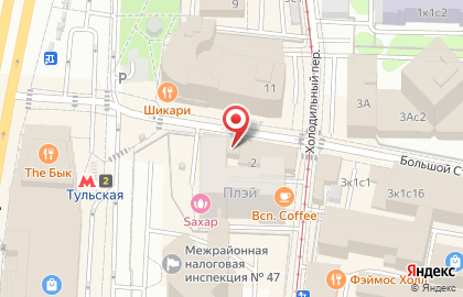 Торговая компания Акустик в Холодильном переулке на карте
