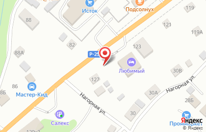 Ресторан Любимый в Горно-Алтайске на карте