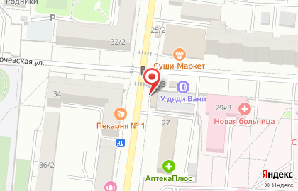 Магазин фруктов и овощей в Верх-Исетском районе на карте