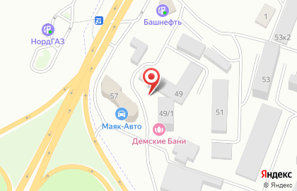 АЗС, ОАО Башкирнефтепродукт на Центральной улице на карте