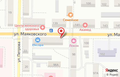 Магазин Автомаяк на улице Маяковского на карте