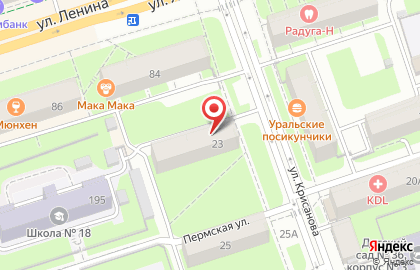 Мебельная фабрика Привет макет в Дзержинском районе на карте