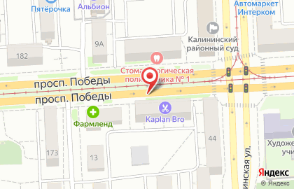 Проспект на проспекте Победы на карте