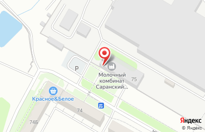 Филиал Молочный комбинат Саранский Данон Россия на карте