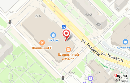 Банкомат Тинькофф в Новокузнецке на карте