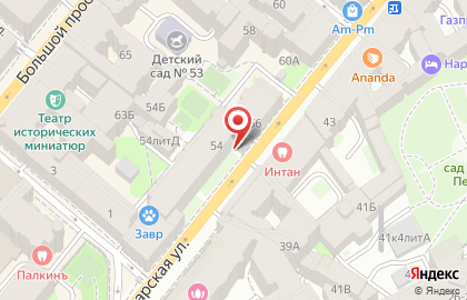 Салон красоты NAIL SPA на Большой Пушкарской улице на карте