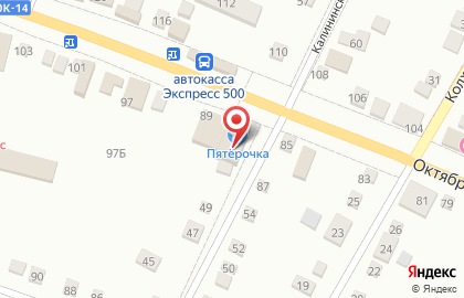 Магазин Хмельная галерея на Октябрьской улице на карте