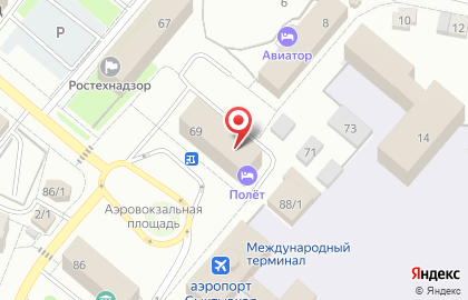 Аэропорт на Советской улице на карте