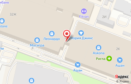 Линзомат Ясны очи на проспекте Михаила Нагибина на карте