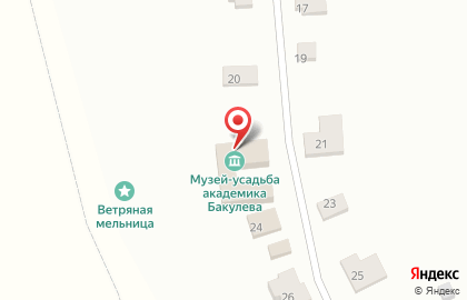Музей-усадьба академика А.Н. Бакулева на карте