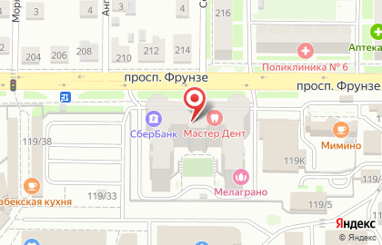 Томские мебельные фасады на проспекте Фрунзе на карте