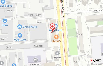 Транспортная компания Глобал Деливери на Московской улице на карте