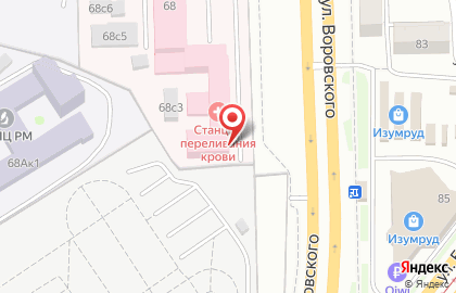 Челябинская областная станция переливания крови в Центральном районе на карте