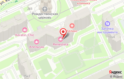 Универсам Солнышко на проспекте Большевиков на карте