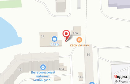 Киоск по продаже шаурмы в Снежногорске на карте