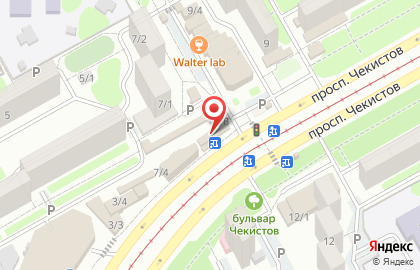 Ломбард Дамиар-ломбард на проспекте Чекистов на карте