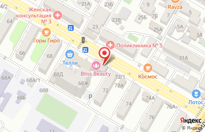 Кондитерская Сладкоежка в Советском районе на карте