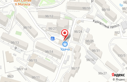 Магазин овощей на Курортном проспекте на карте