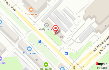 Банкомат Русский Стандарт на Харьковской улице на карте