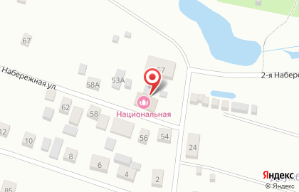Баня Национальная на карте